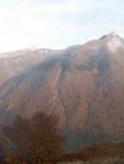 Vidéo panoramique de montagne à l'automne 